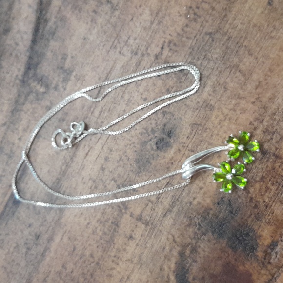 925 peridot set - Picture 3 of 4